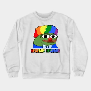 Pepe the CLOWN - HONK HONK Crewneck Sweatshirt